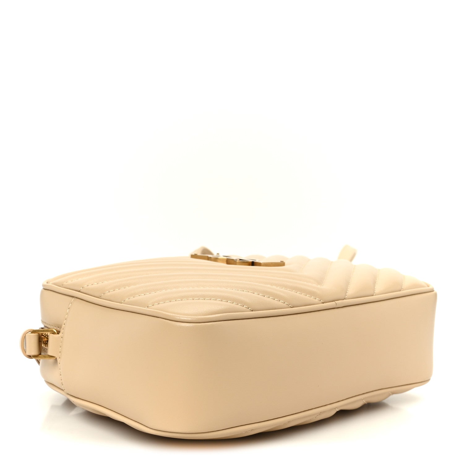 Calfskin Matelasse Monogram Lou Camera Bag Avorio
