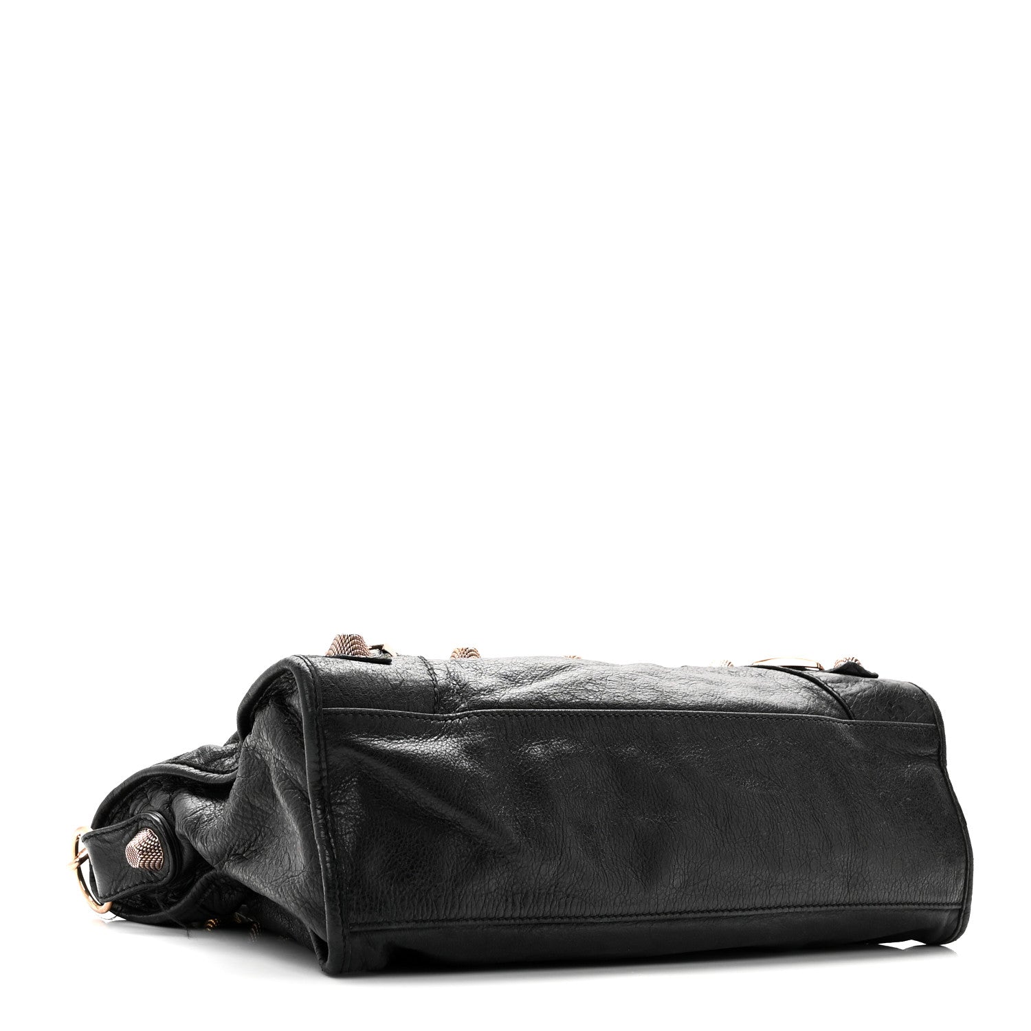 Agneau Giant 21 Rose Gold Hardware City Black