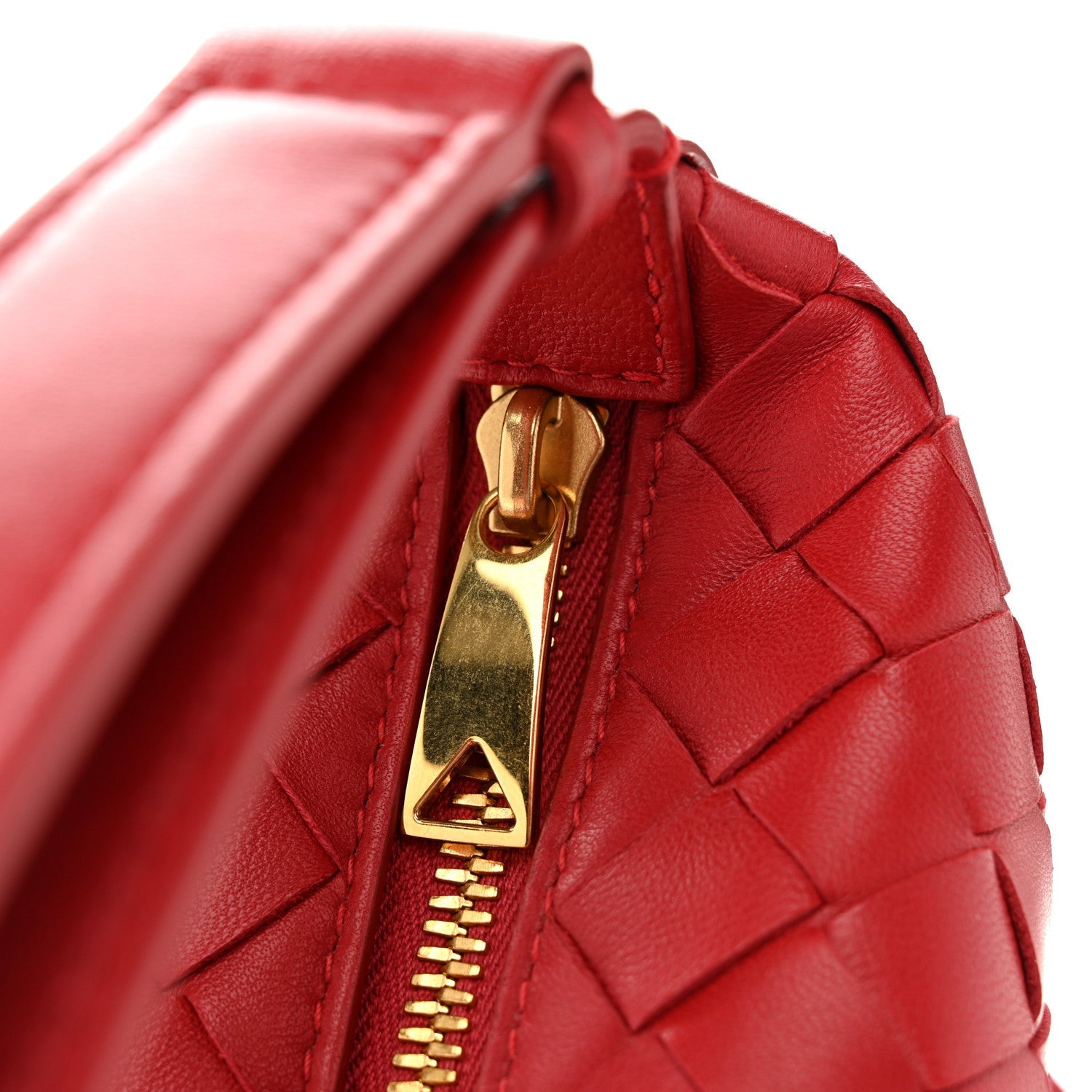 Calfskin Nappa Intrecciato Mini Wallace Apple Candy