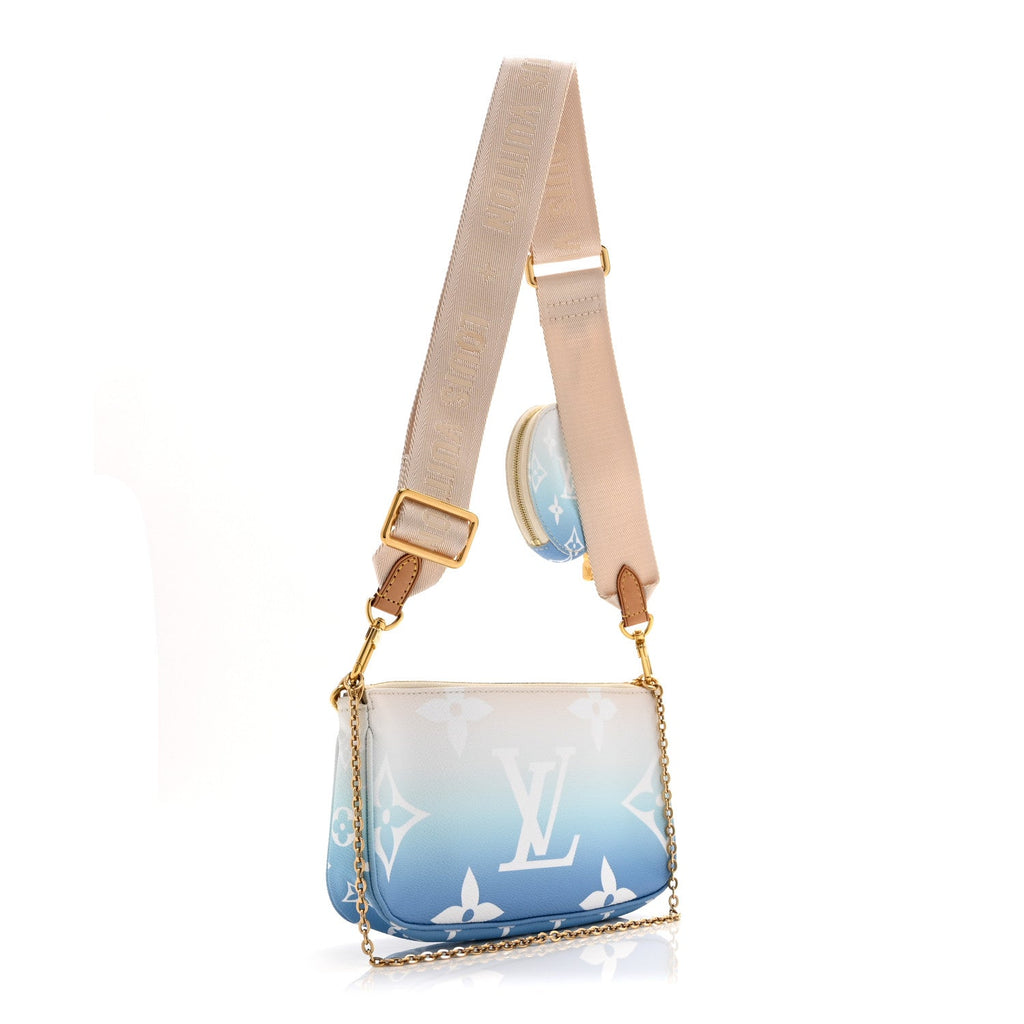 Monogram Giant By The Pool Multi Pochette Accessories Blue