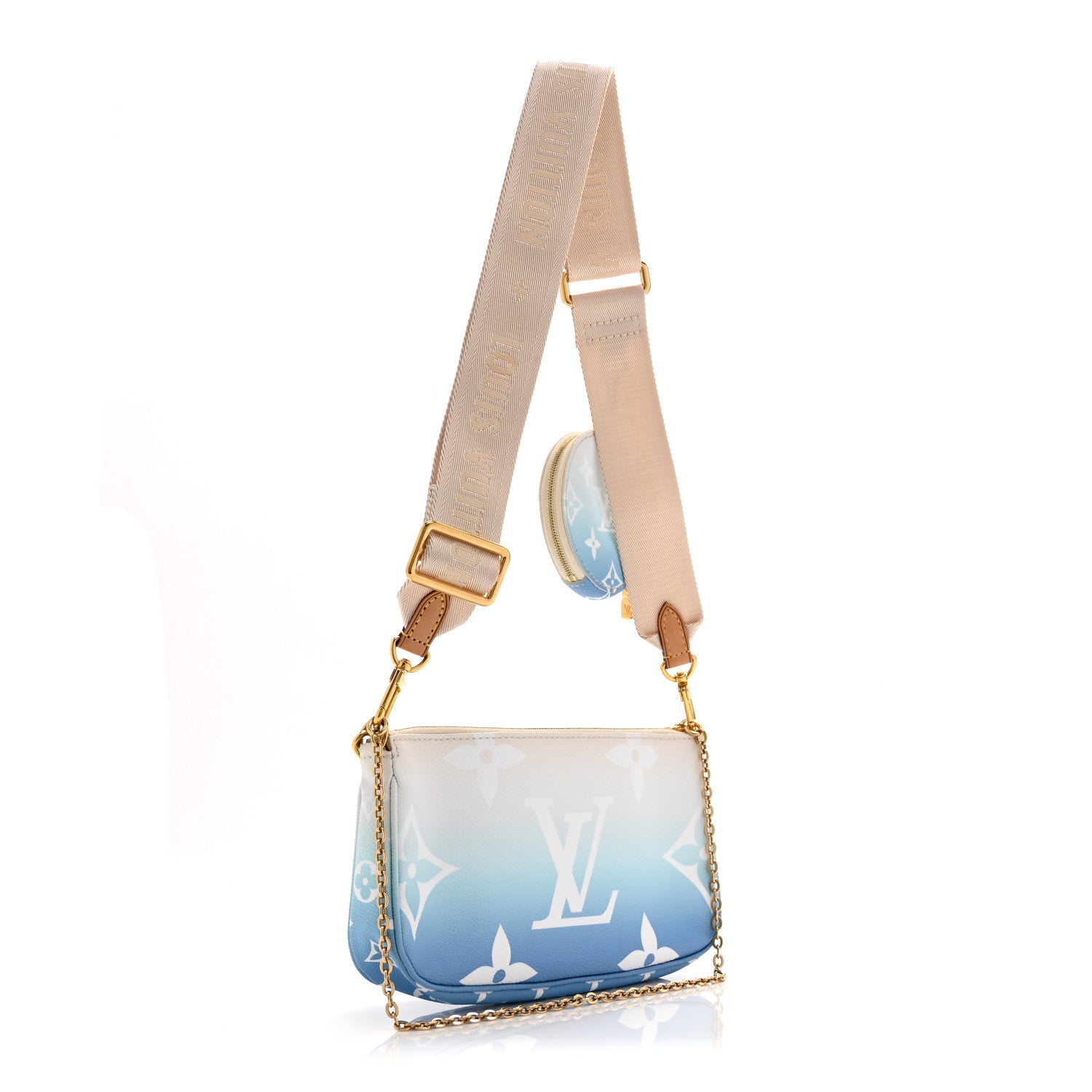 Monogram Giant By The Pool Multi Pochette Accessories Blue