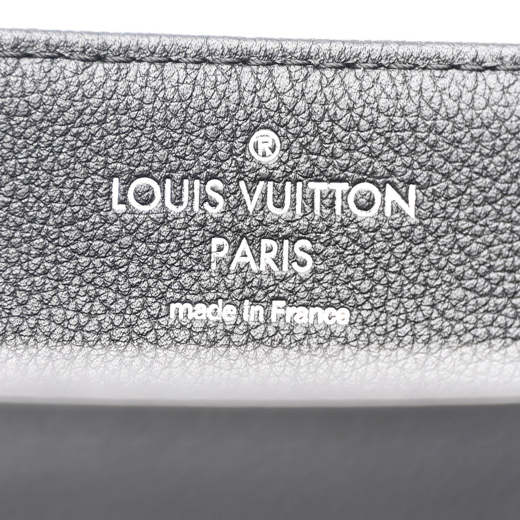 Snakeskin Lockme II Top Handle Black