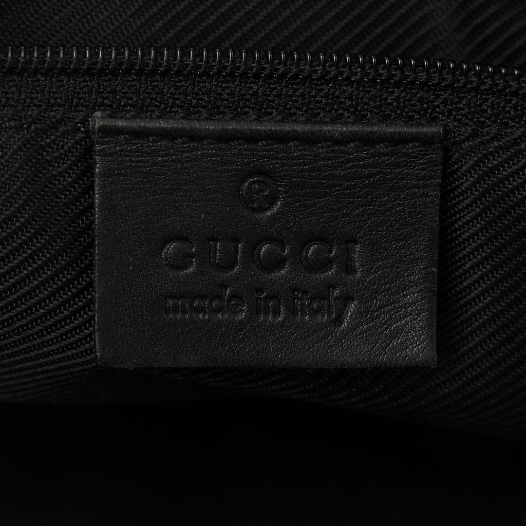 GG Monogram Shoulder Bag Black