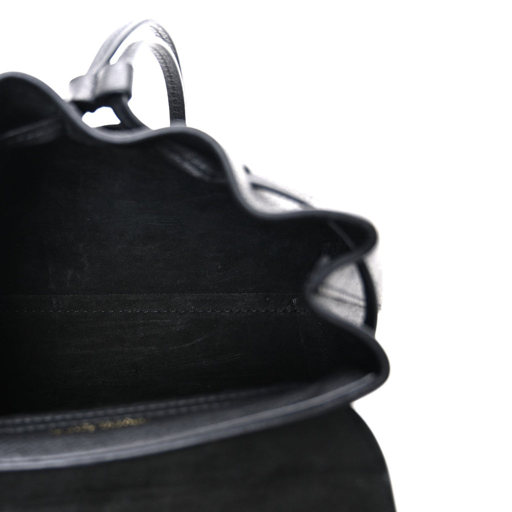 Calfskin Mini Lady Bag Black Flamma