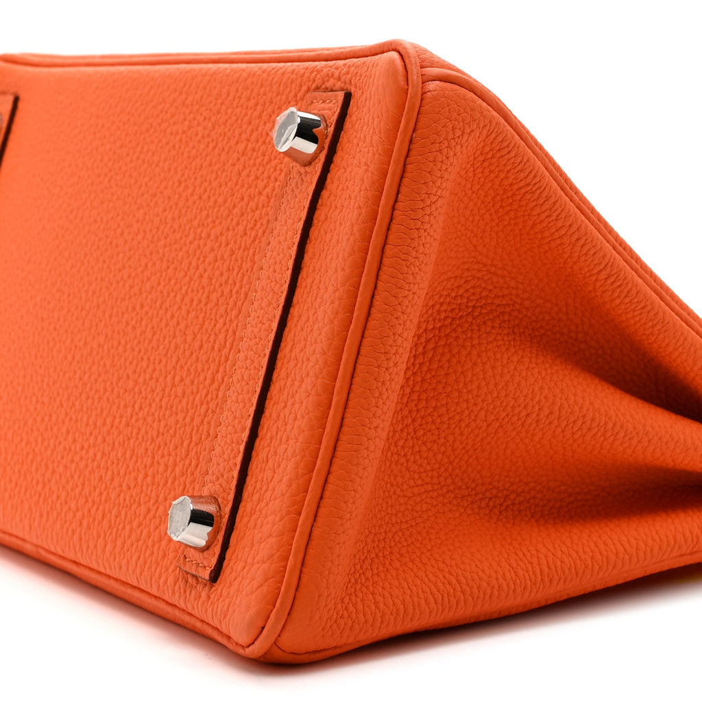 Togo Birkin 25  Orange Minium