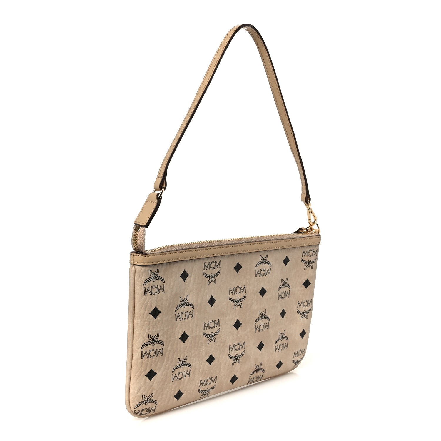 Visetos Medium Pouch Beige