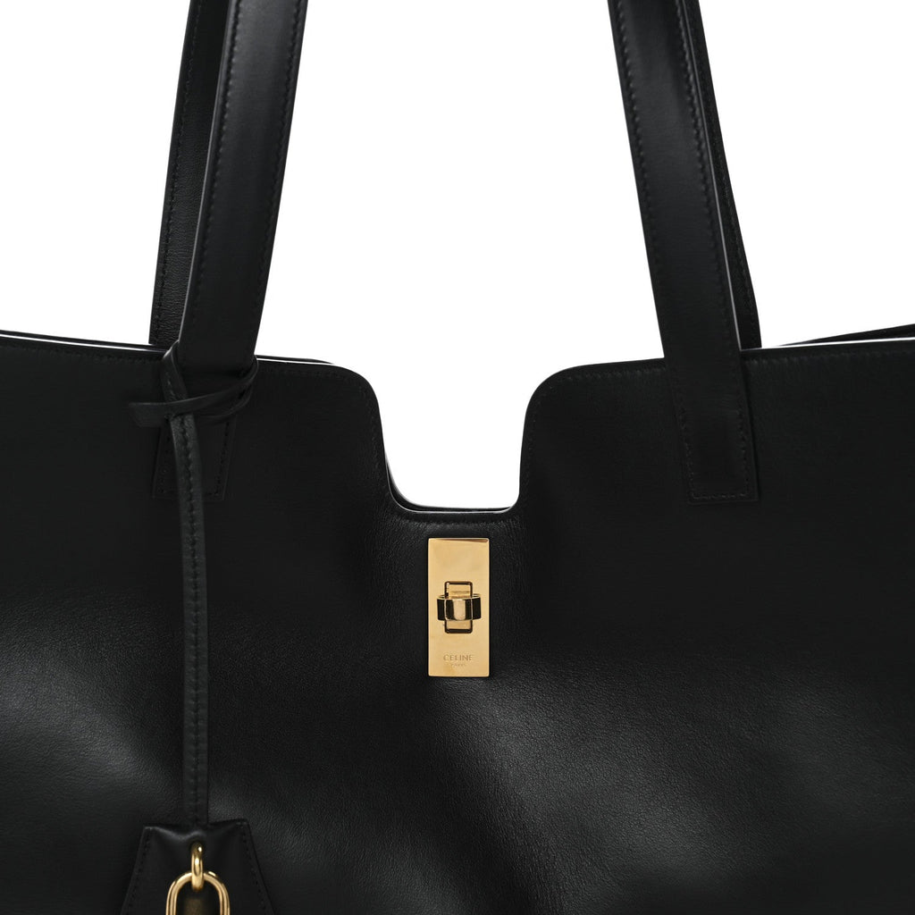 Smooth Calfskin Cabas 16 Bag Black