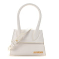 Smooth Calfskin Le Chiquito Moyen White