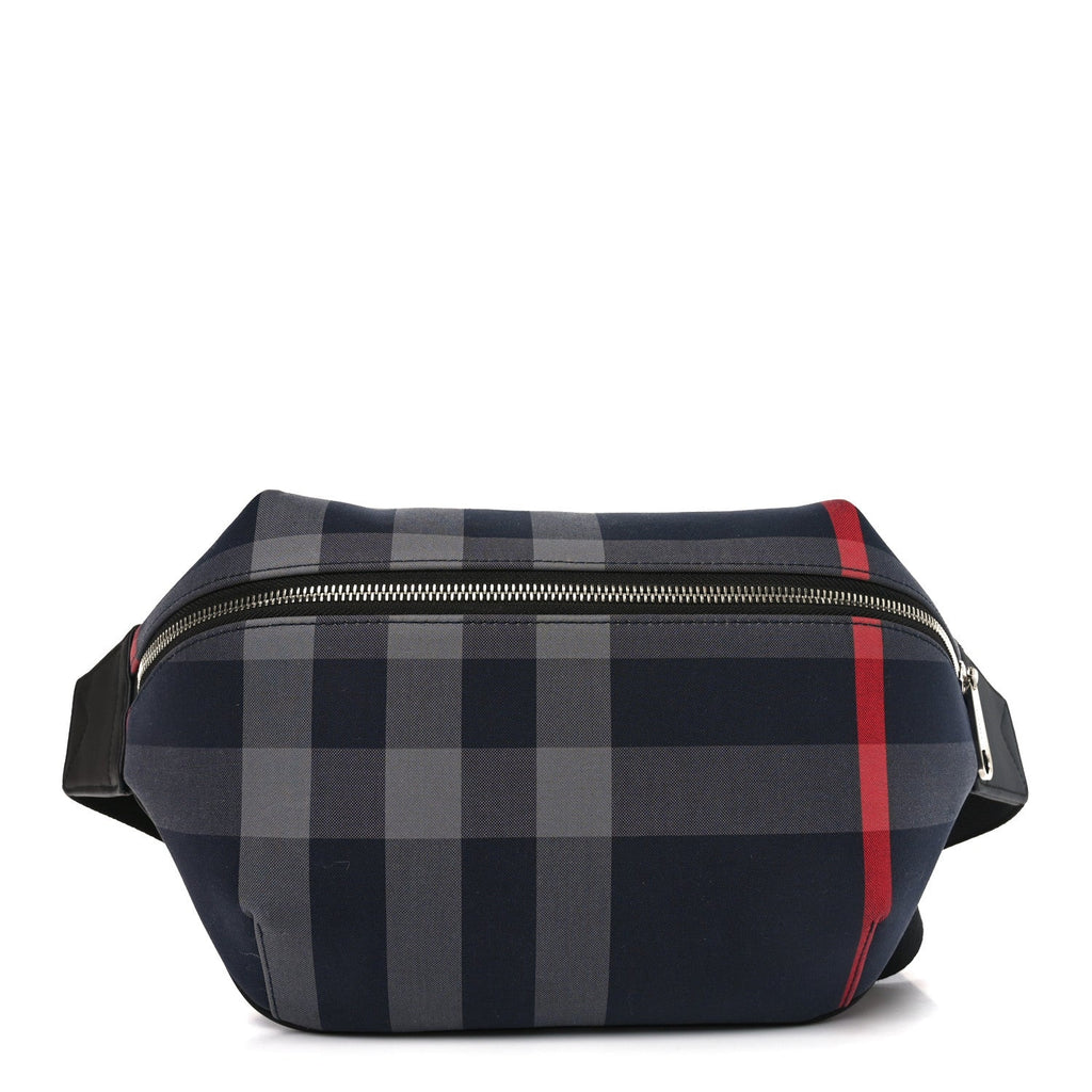 House Check Sonny Bum Bag Navy Grey