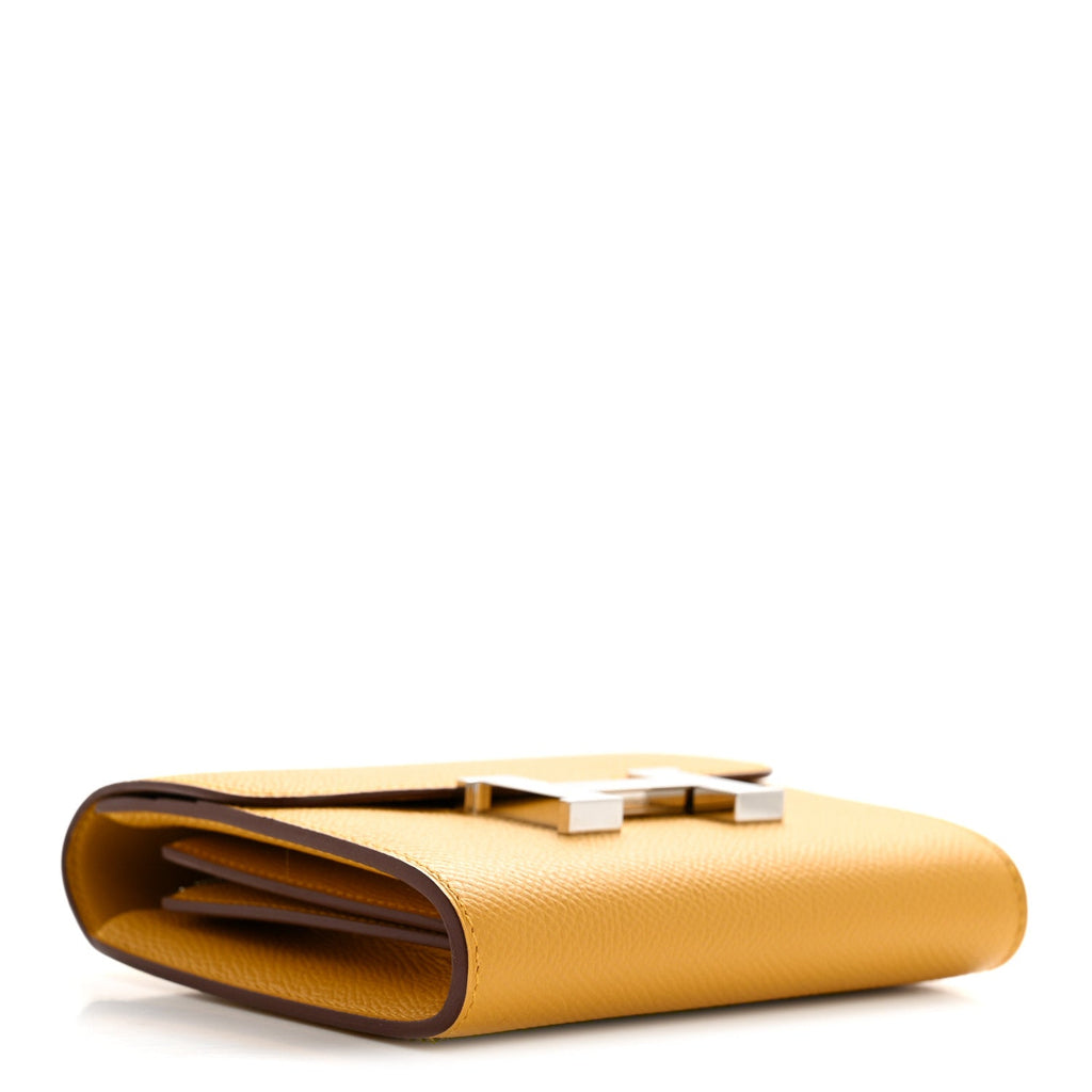 Epsom Constance Compact Passant Wallet Jaune Ambre