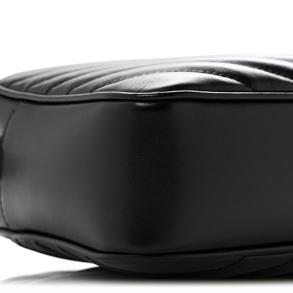 Calfskin Matelasse Monogram Lou Camera Bag Black