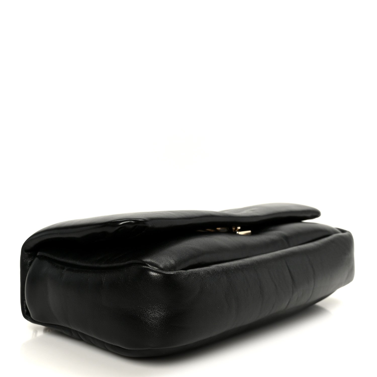 Lambskin Small GG Milano Top Handle Shoulder Bag Black