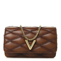 Lambskin Malletage Wallet On Chain GO-14 Tan