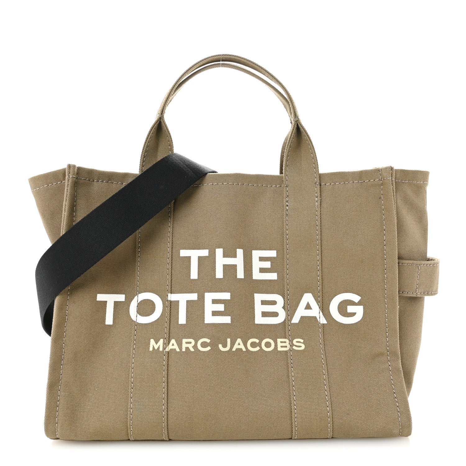 Cotton Canvas Medium The Traveler Tote Bag Slate Green