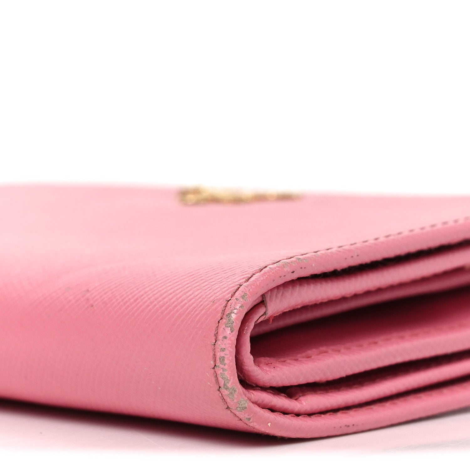 Saffiano Metal Compact Wallet Peonia Petalo