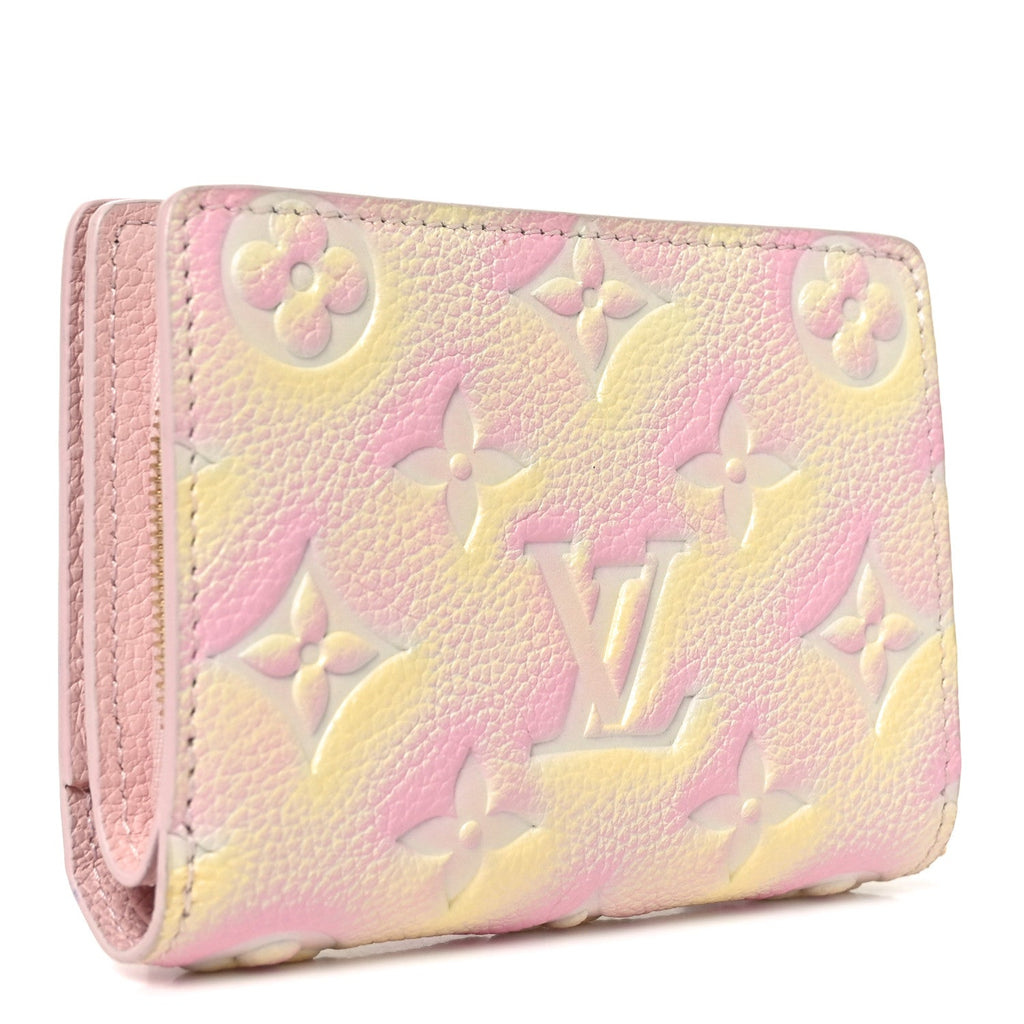 Empreinte Monogram Summer Stardust Clea Wallet Pink