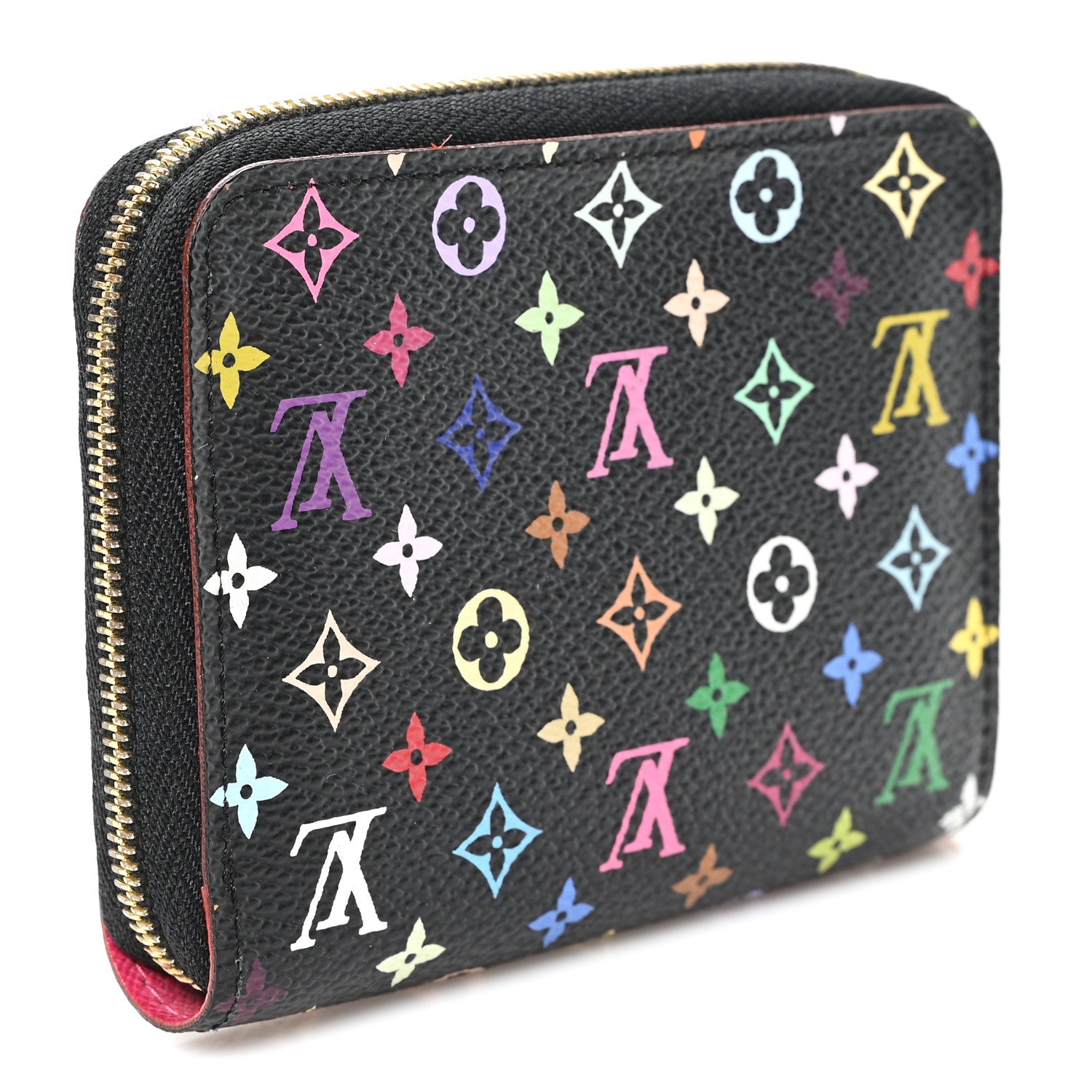 Monogram Multicolor Zippy Coin Purse Black Grenade