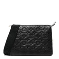 Lambskin Embossed Monogram Coussin PM Black