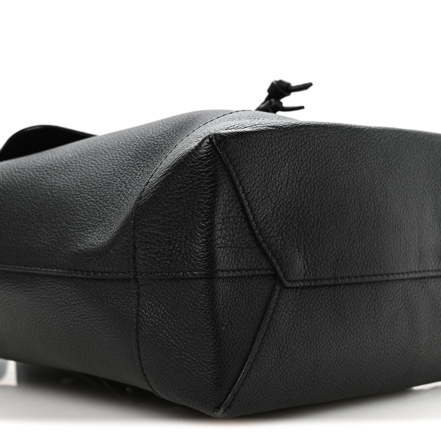 Calfskin Lockme Backpack Black