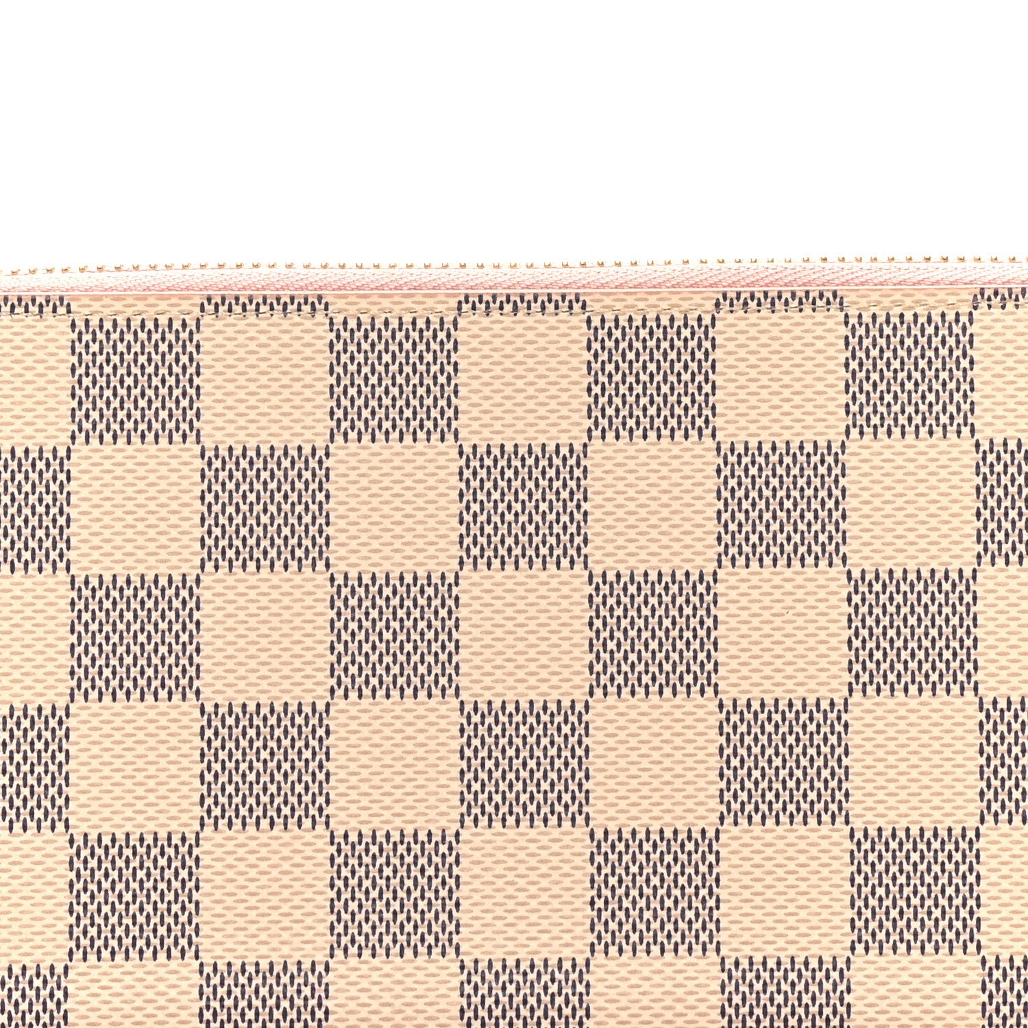 Damier Azur Zippy Wallet Rose Ballerine
