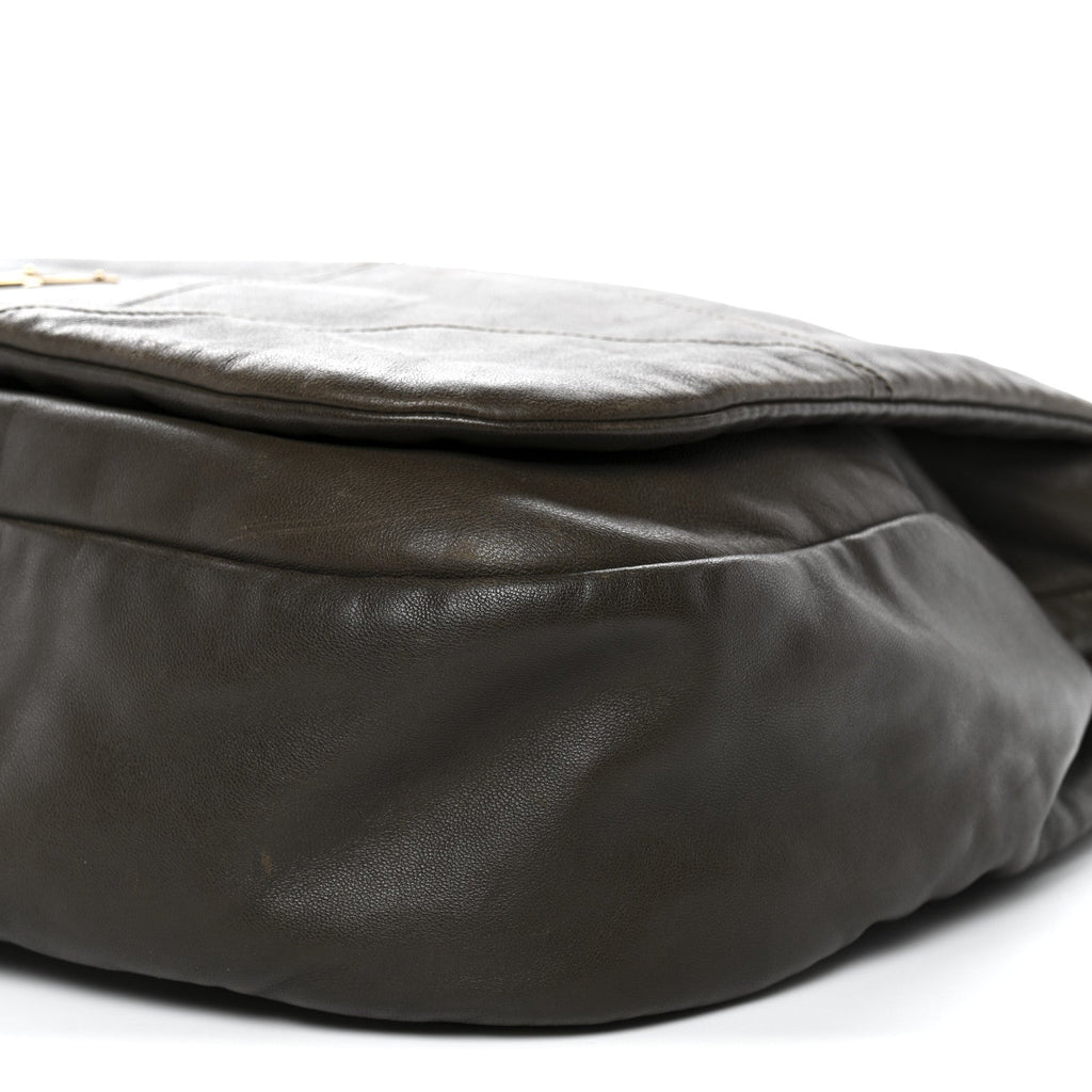 Lambskin Matelasse Monogram Large Jamie 4.3 Light Musk