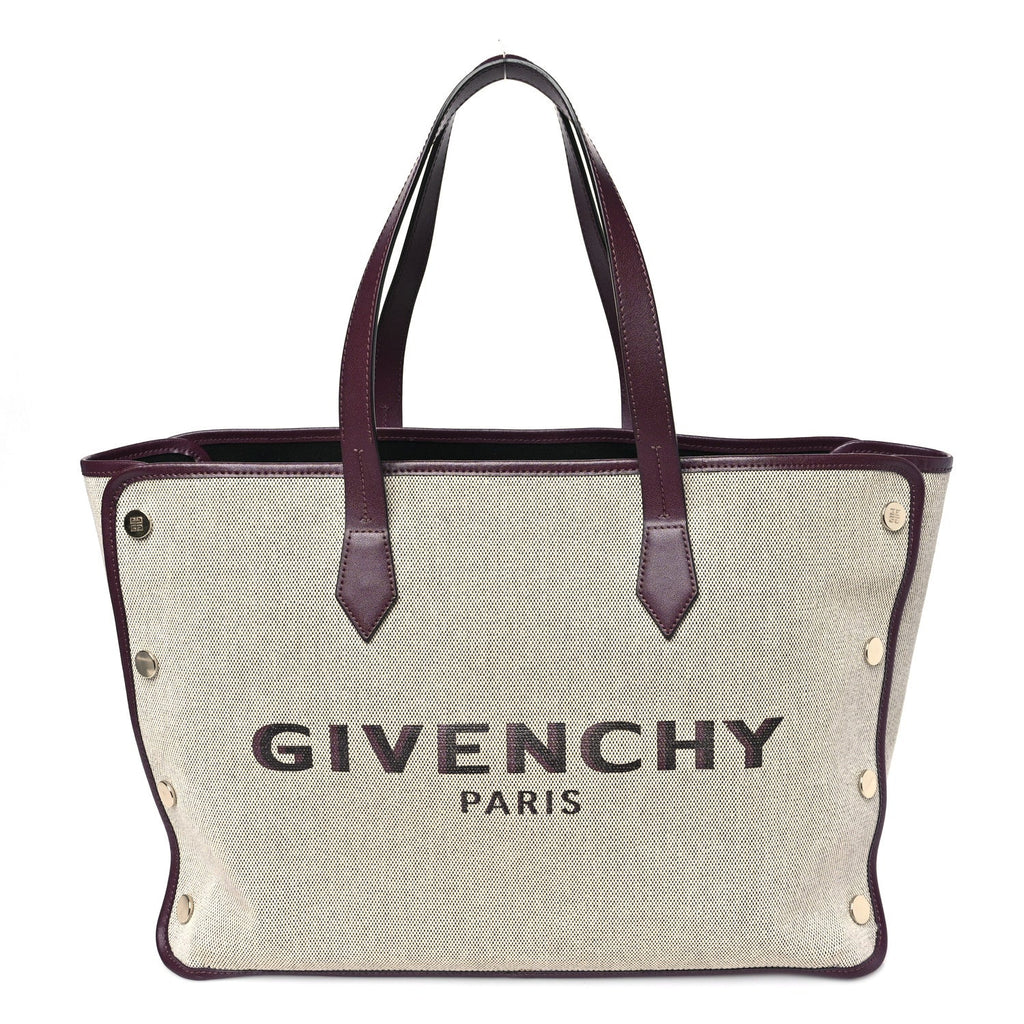 Canvas Medium Bond Shopper Tote Aubergine