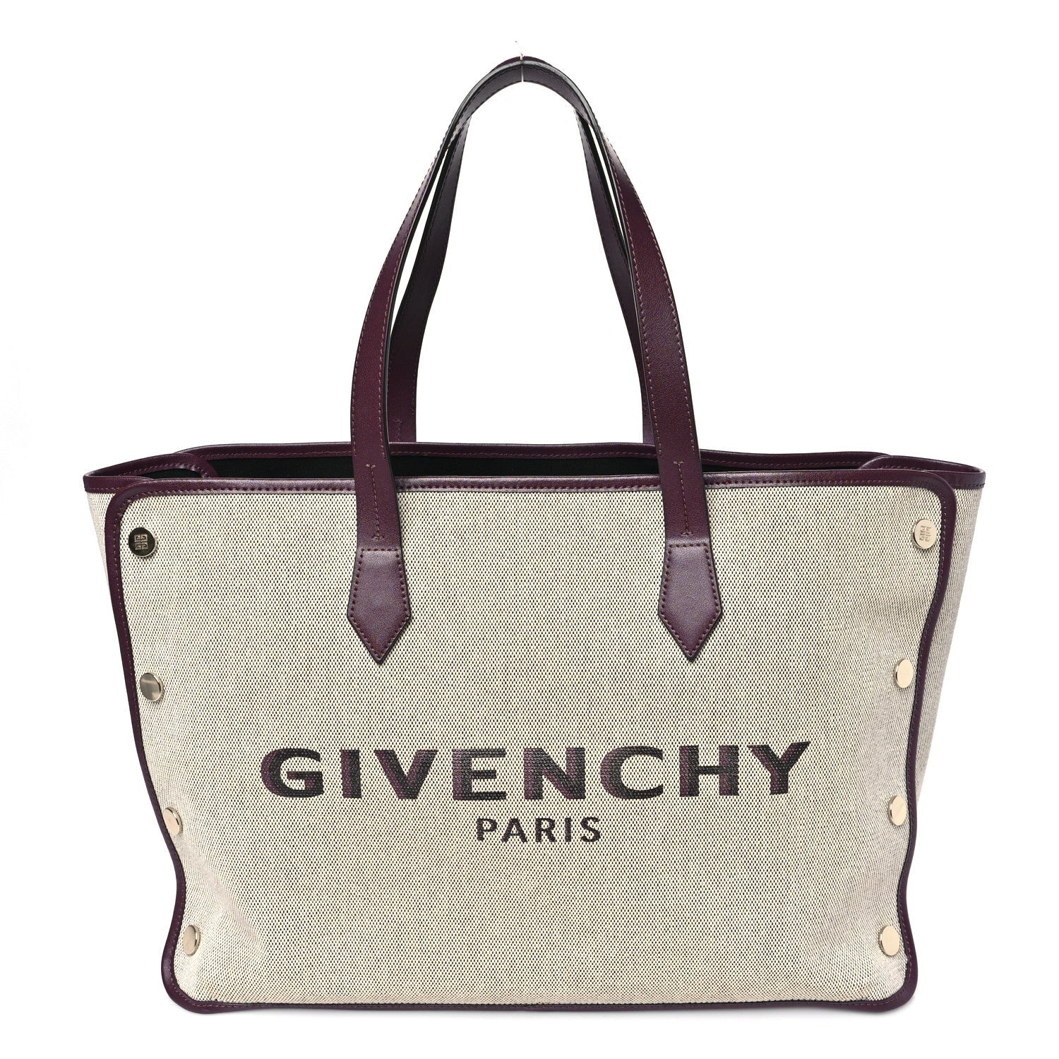 Canvas Medium Bond Shopper Tote Aubergine