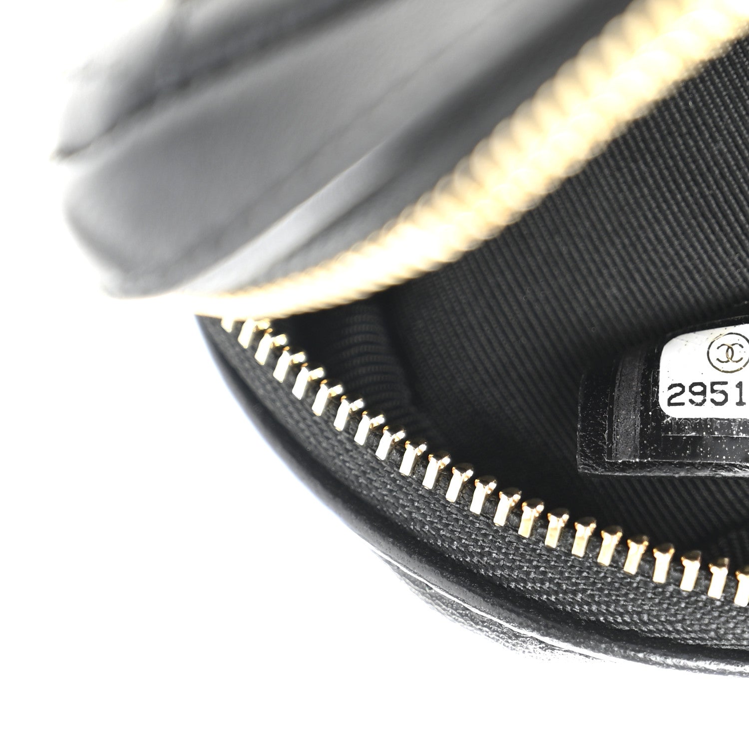 Lambskin Quilted Waist Bag Black