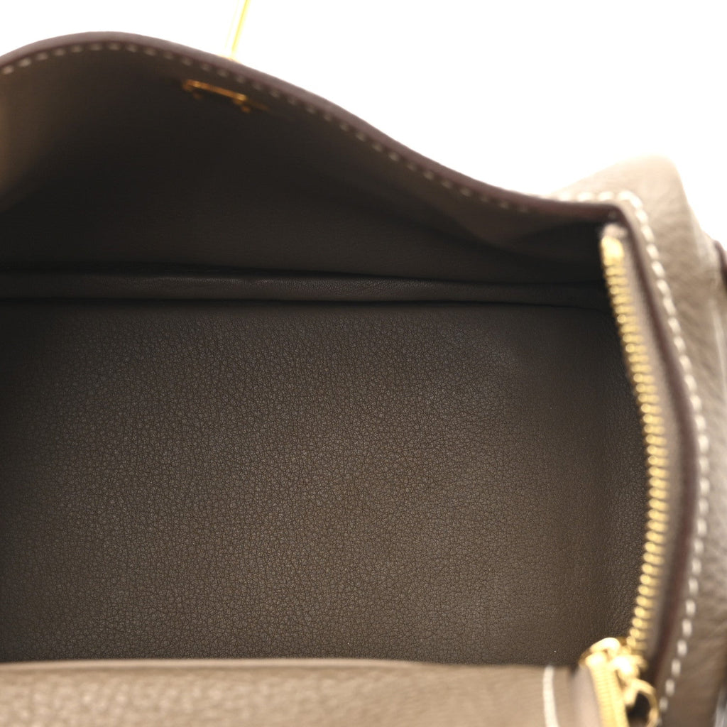Taurillon Clemence Mini Lindy 20 Etoupe