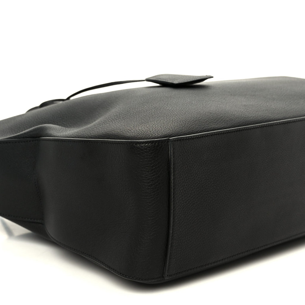 Grained Calfskin Medium Star Tote Black