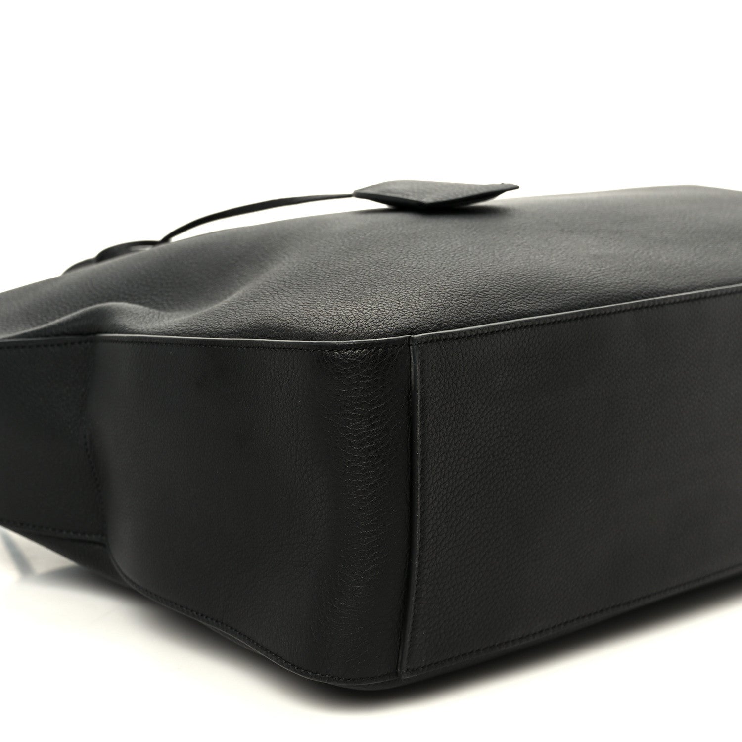 Grained Calfskin Medium Star Tote Black