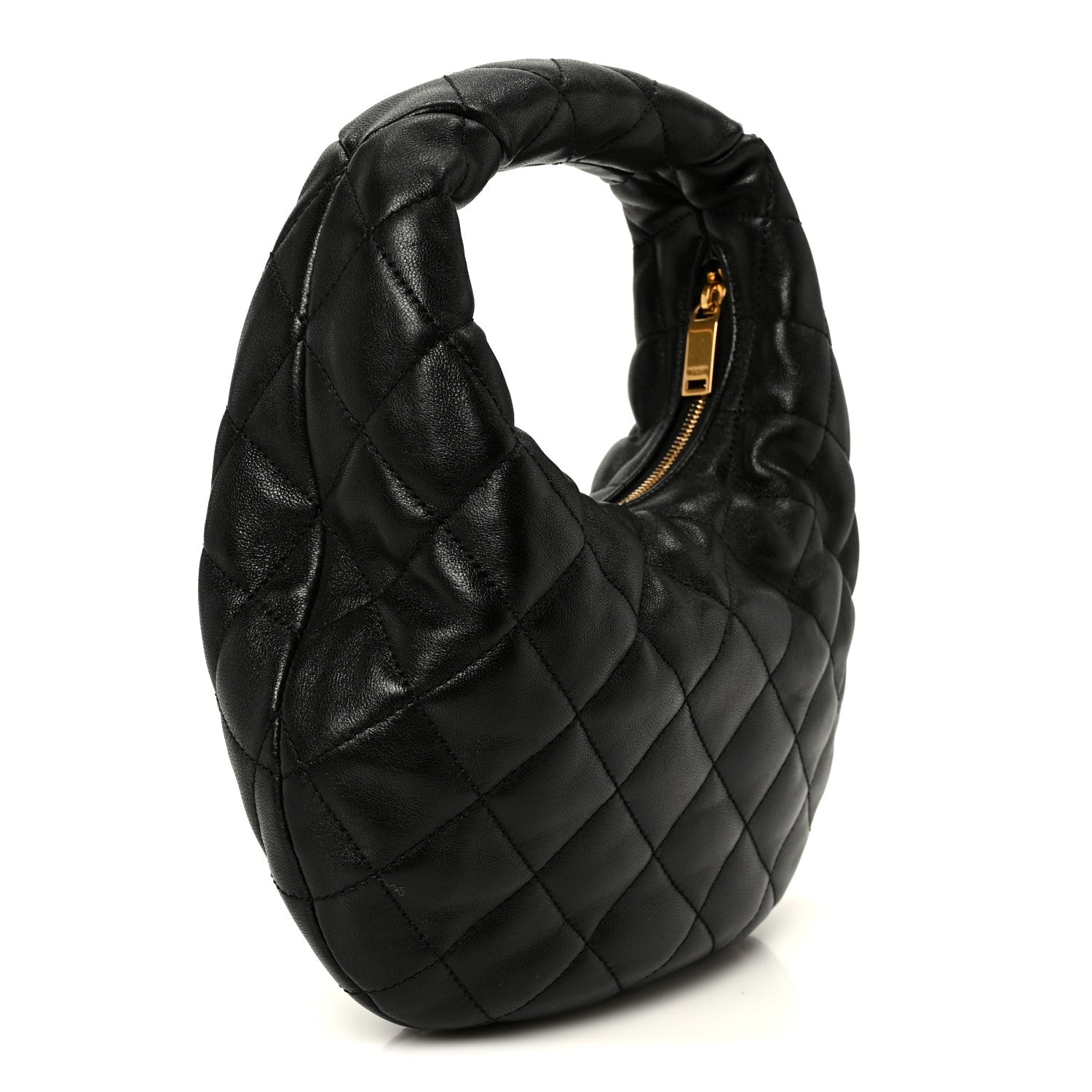 Lambskin Quilted Icarino Bag Black
