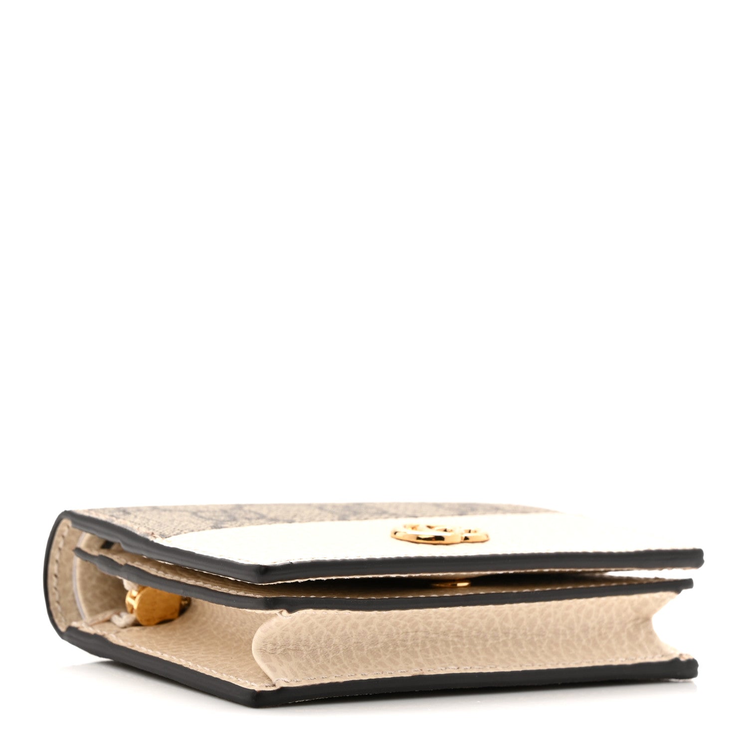 Dollar Calfskin GG Supreme Monogram GG Marmont  Case Mystic White Beige Ebony