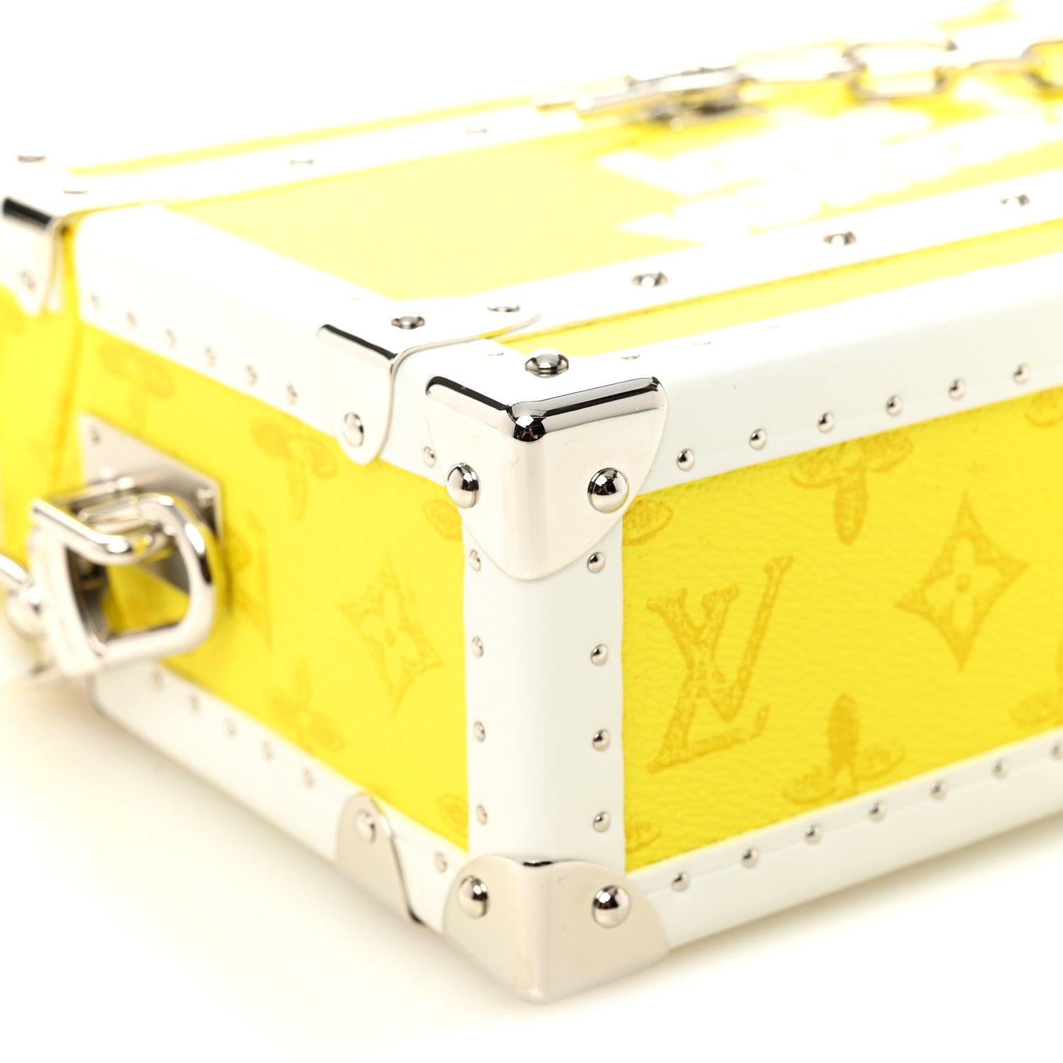 Vintage Monogram Everyday LV Clutch Trunk Jaune