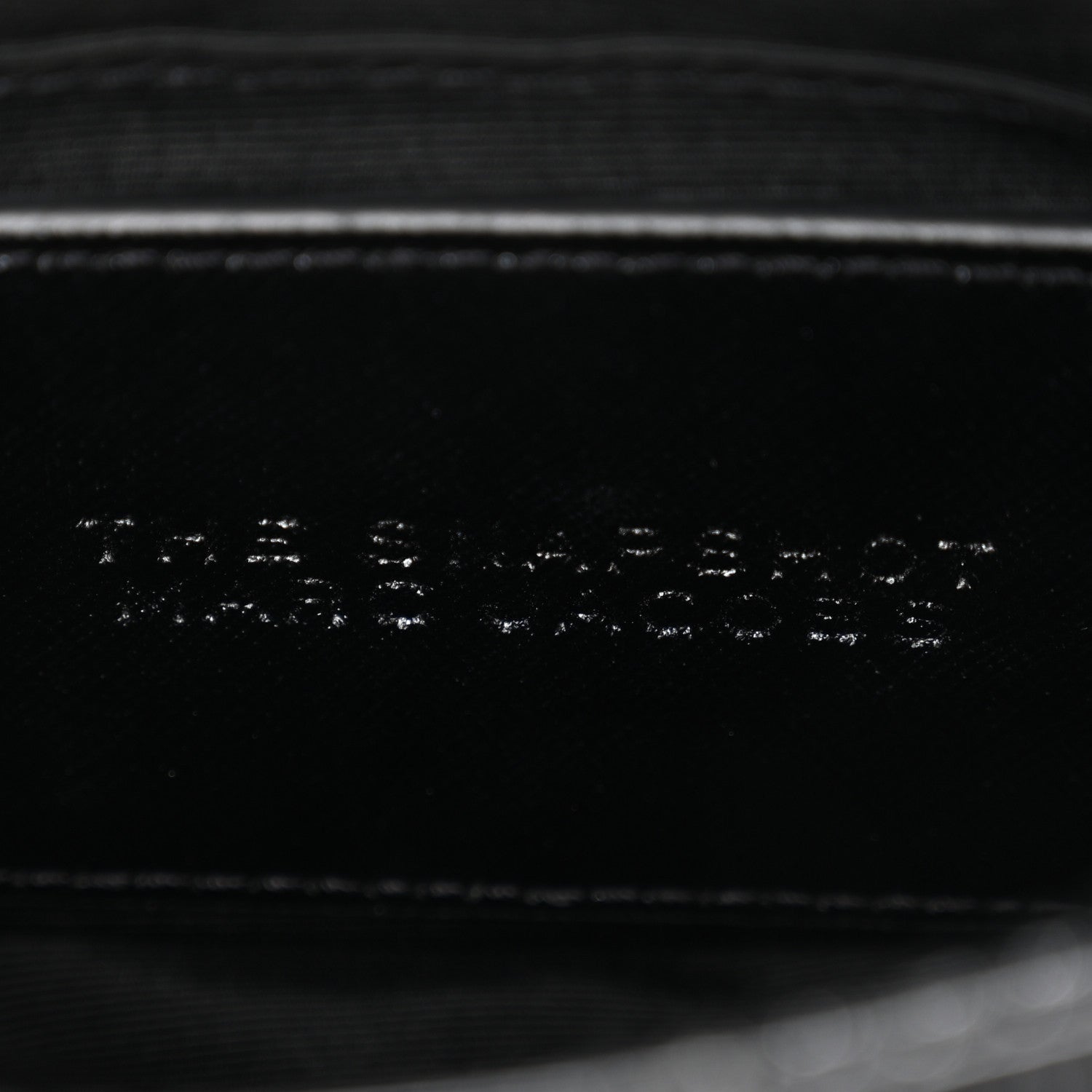 Saffiano Snapshot Camera Bag Black