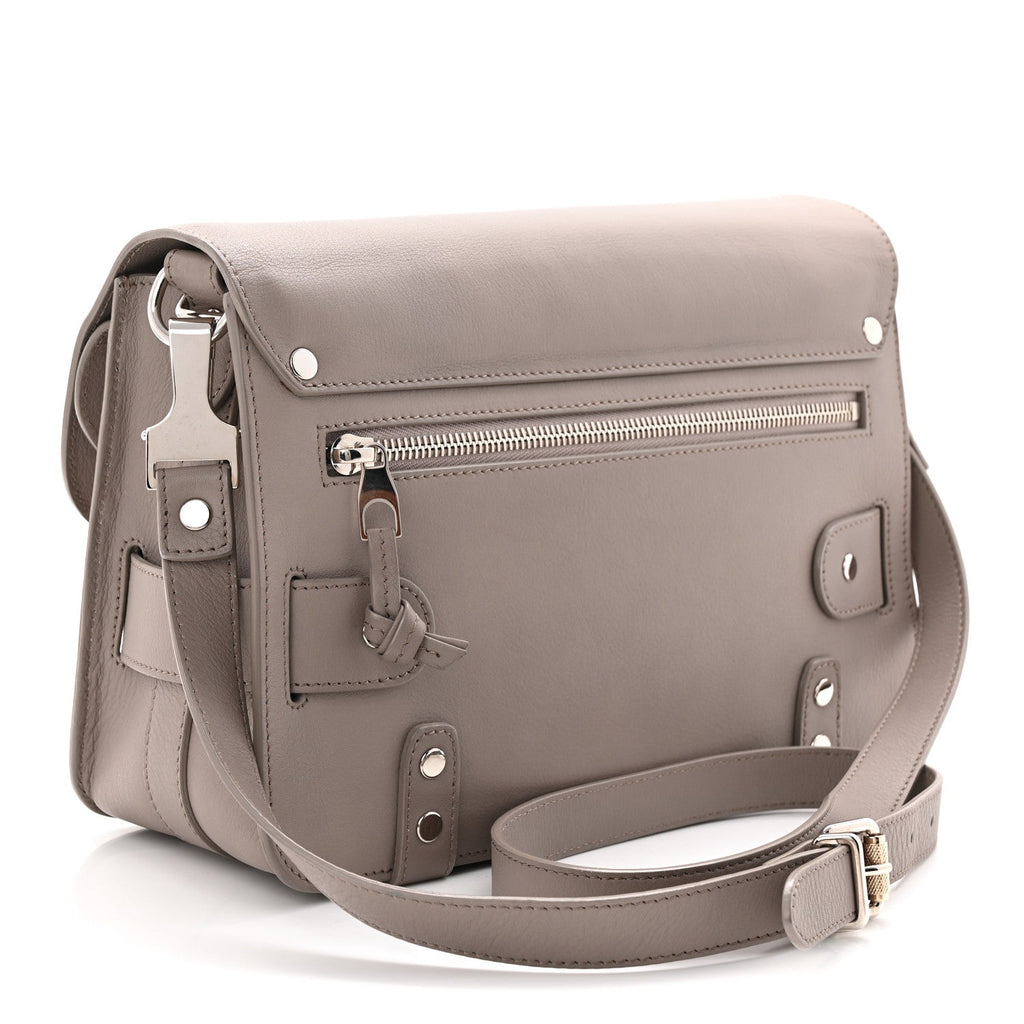 Smooth Calfskin PS11 Classic Shoulder Bag Mushroom