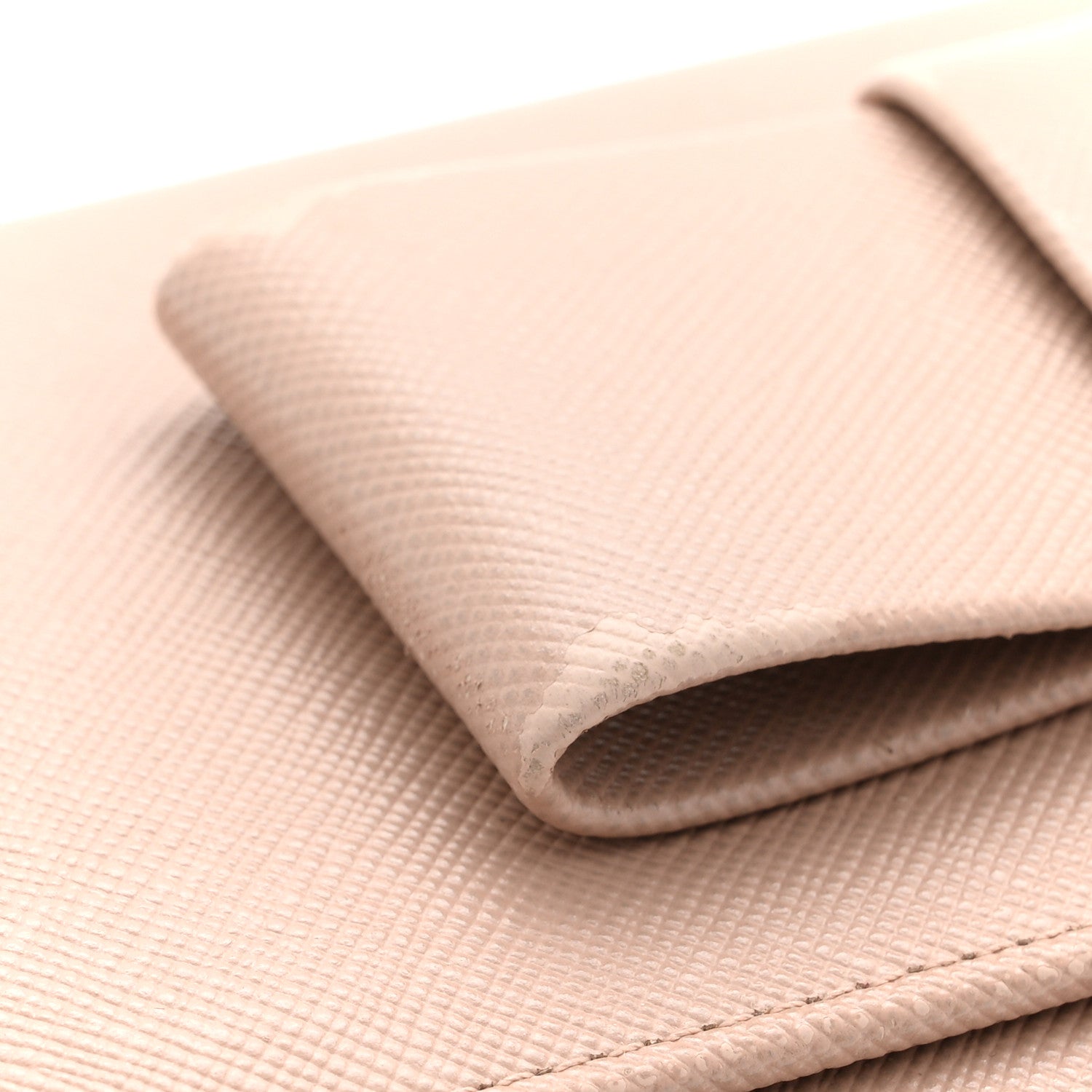 Saffiano Fiocco Bow Continental Wallet Cammeo