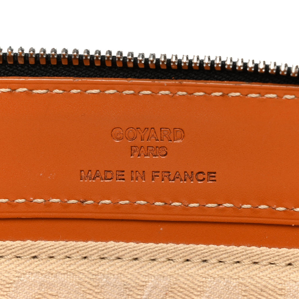 Goyardine Stripe Sac Marie Galante GM Black Gold
