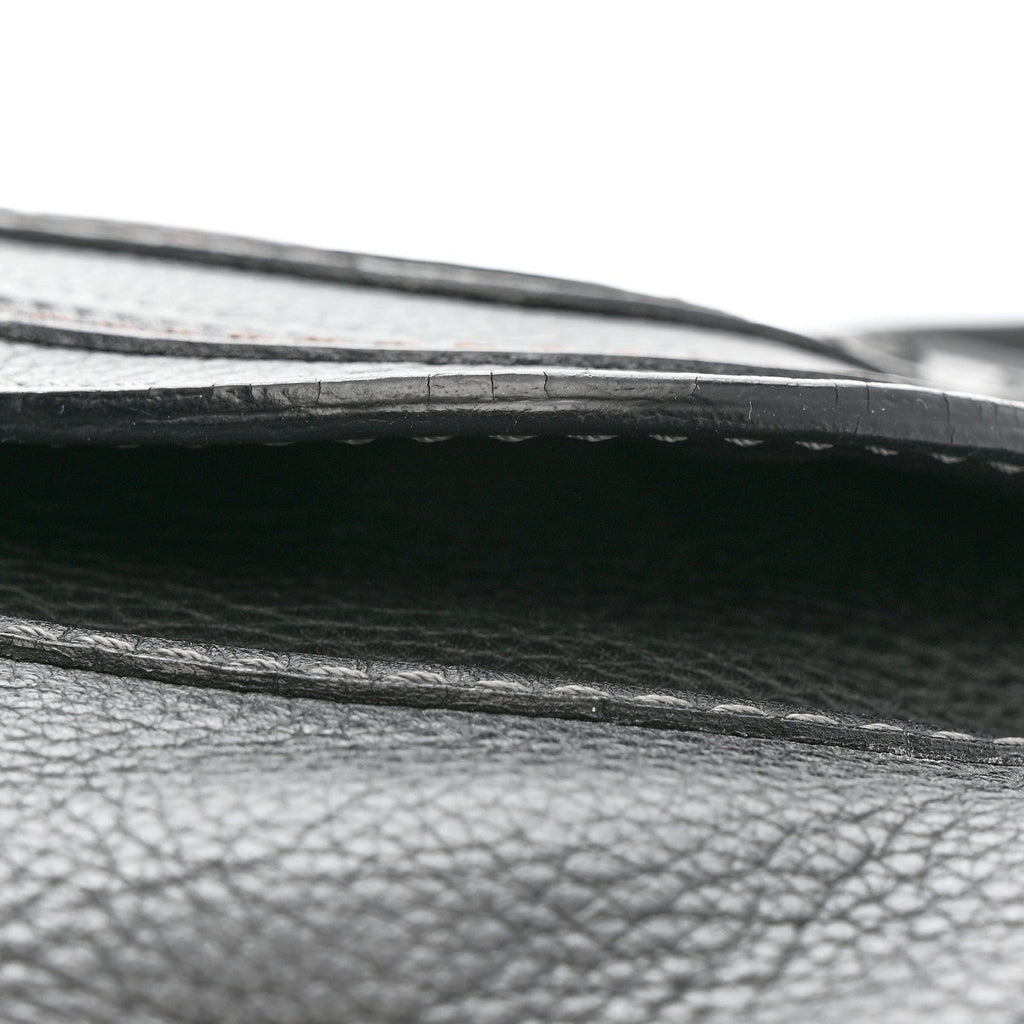 Calfskin Medium Marcie Satchel Black