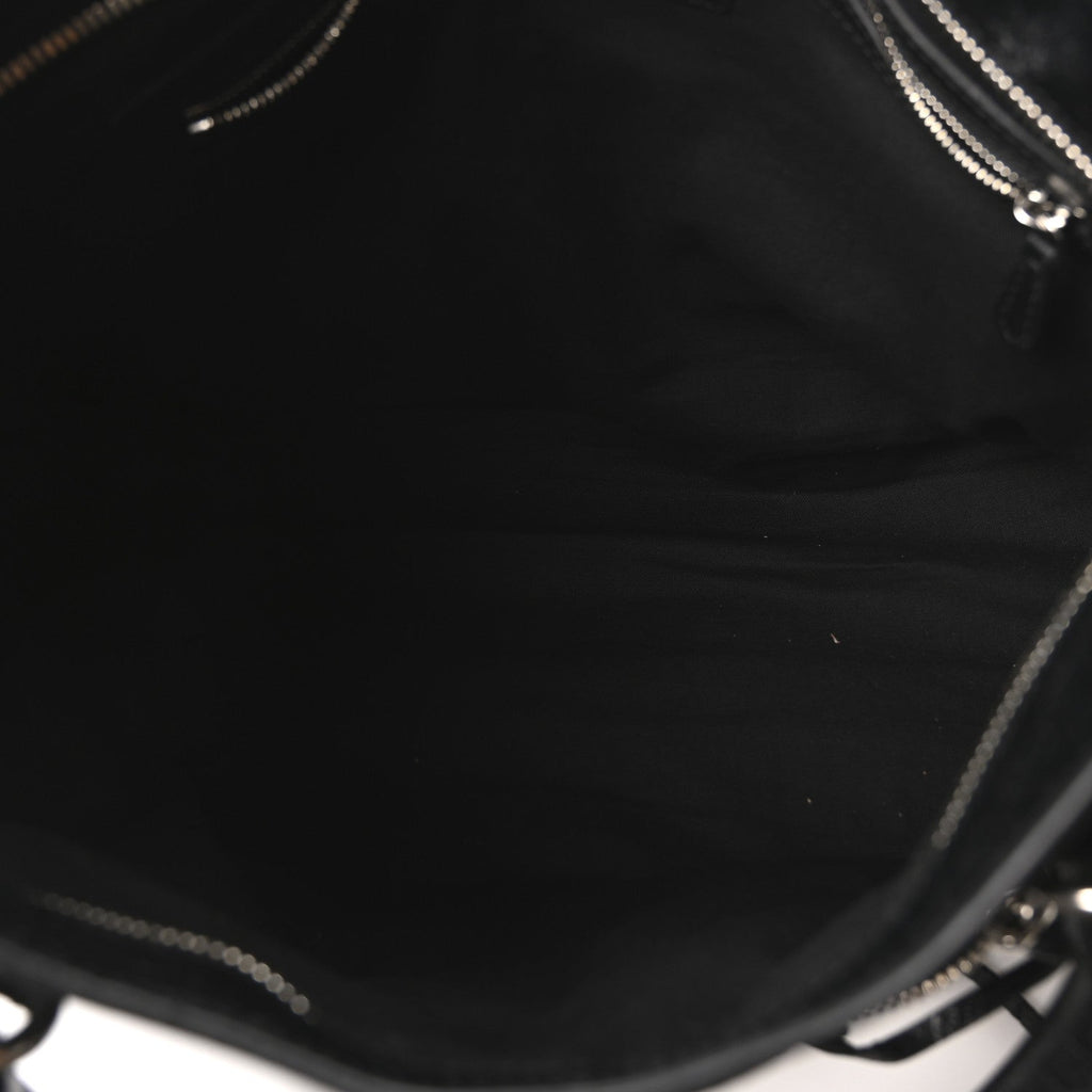 Agneau Arena Silver Hardware Medium Le City Black