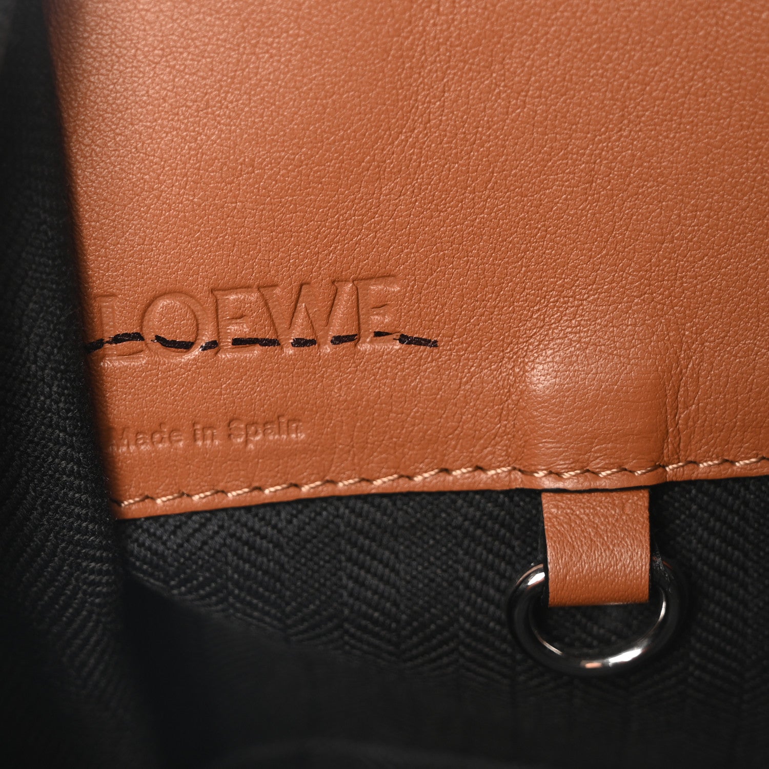 Calfskin Small Hammock Shoulder Bag Tan