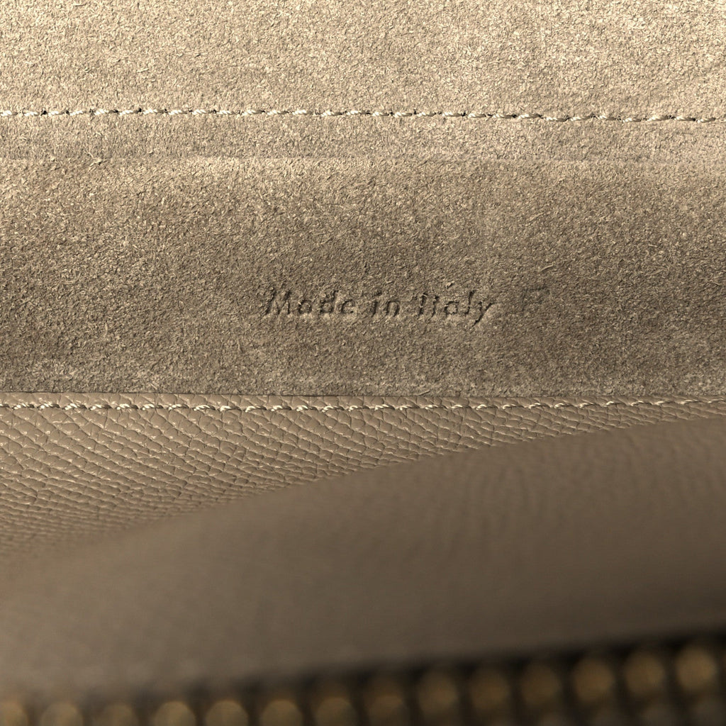 Grained Calfskin Nano Belt Bag Light Taupe