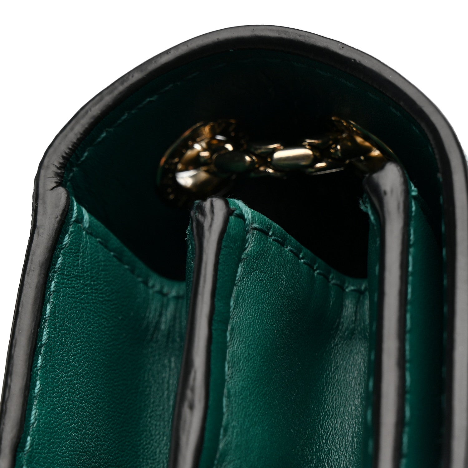 Calfskin Serpenti Forever Shoulder Bag Emerald Green