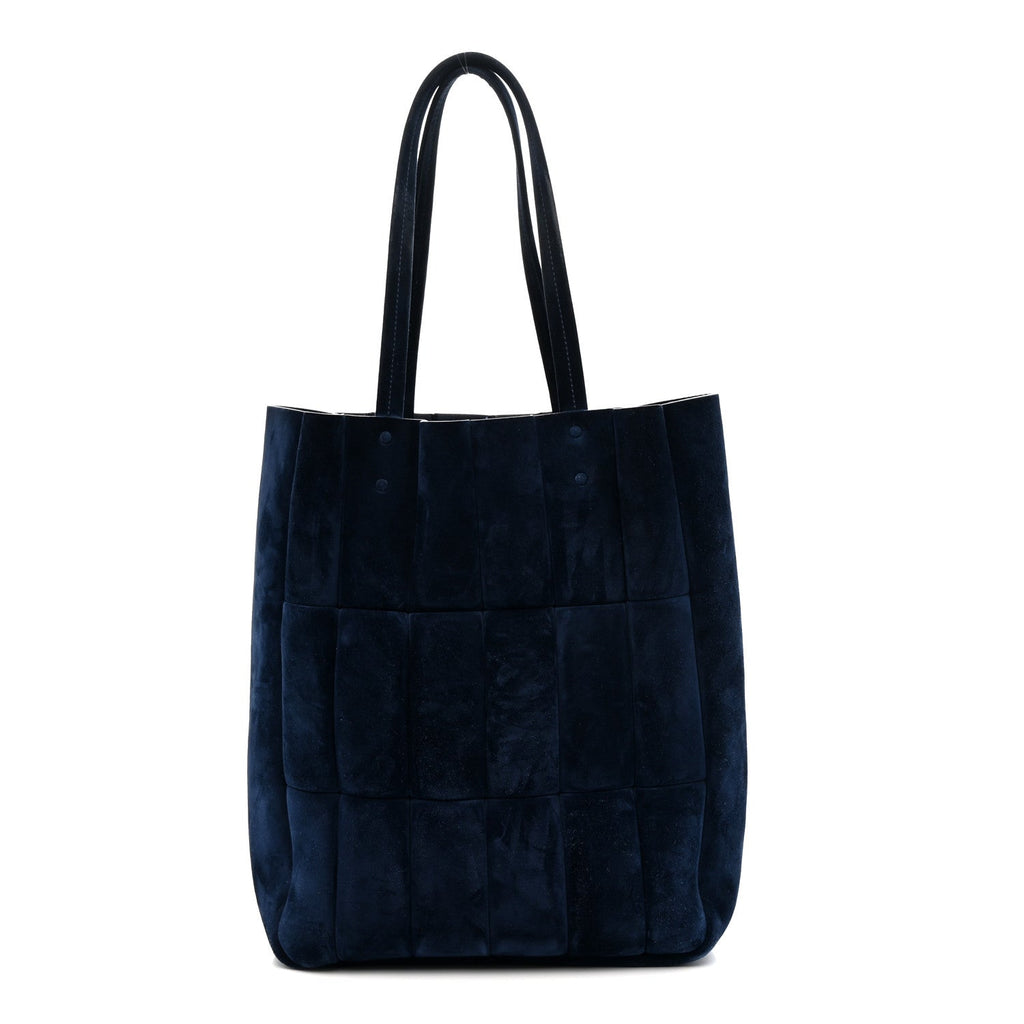 Suede Calfskin Kidskin Zoe Tote Midnight
