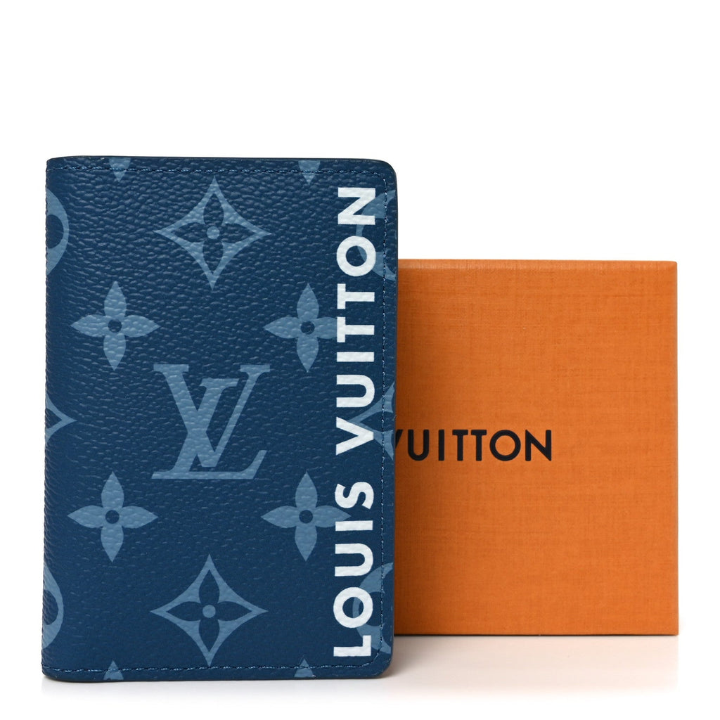 Monogram Pocket Organizer NM Atlantic Blue