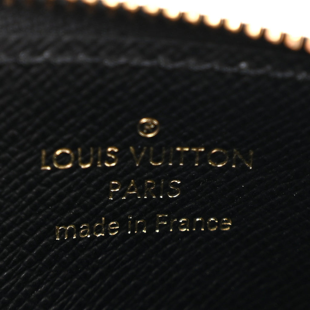 Reverse Monogram Zipped Romy  Holder