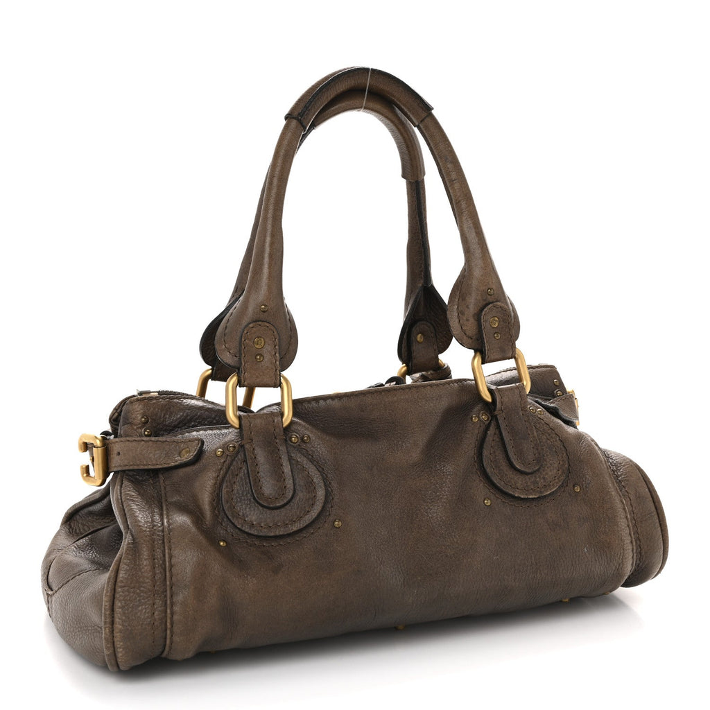 Calfskin Medium Paddington Satchel Chocolate