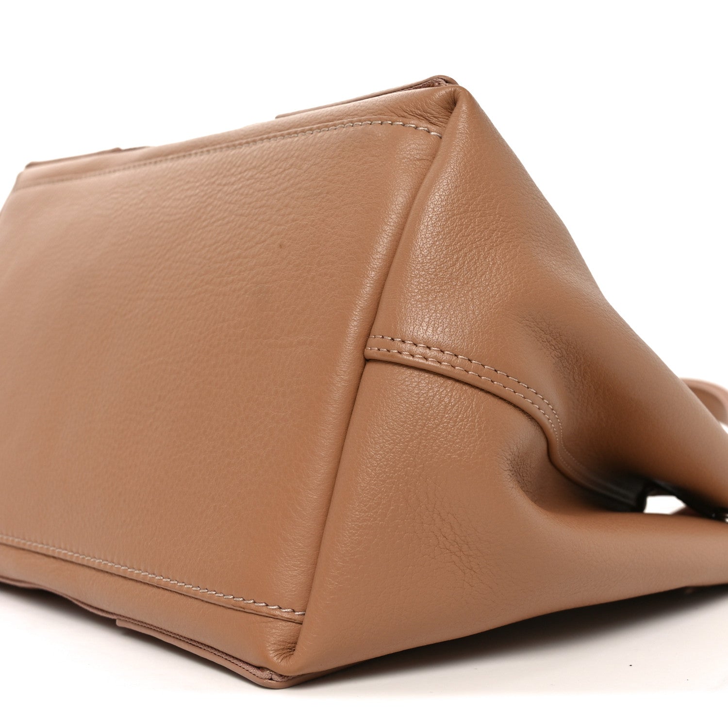 Nappa S Navy Cabas Beige Latte