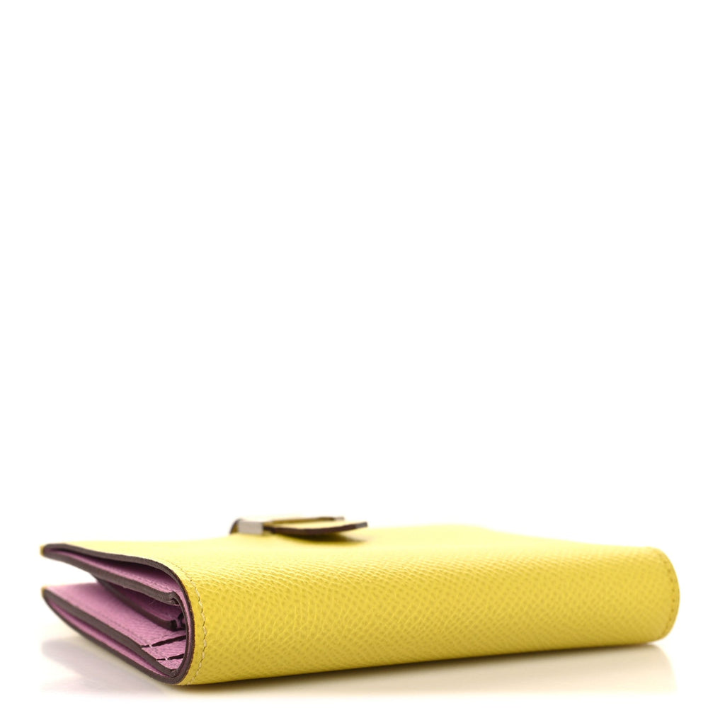 Epsom Verso Bearn Compact Wallet Lime Mauve Silvestre