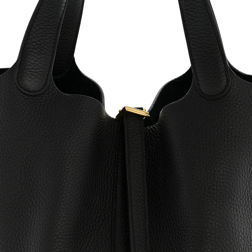Taurillon Clemence Picotin Lock 22 MM Black